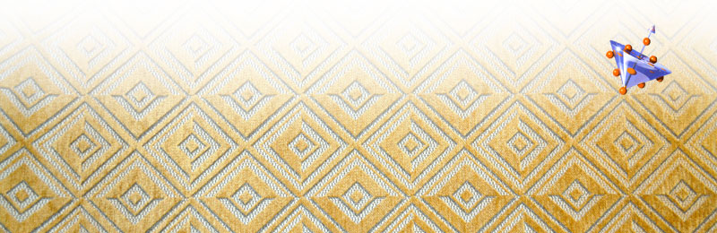 goldener Dekostoff